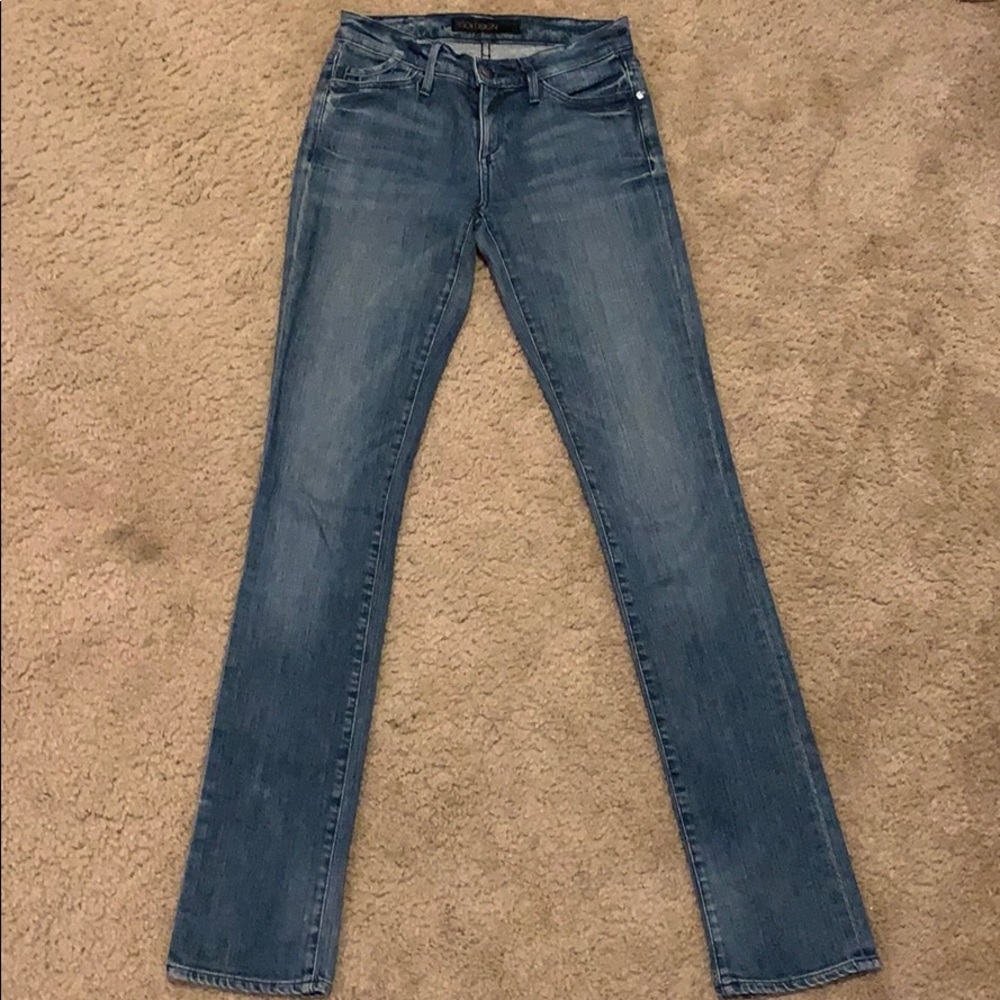 Gold Sign misfit blue jean